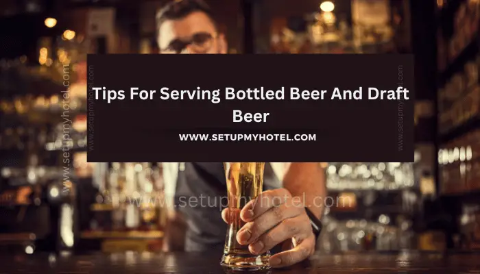 When it comes to serving beer, there are two main options: bottled beer and draft beer. Both have their benefits and drawbacks, and the way you serve them can make a big difference in the taste and experience of your patrons. Here are some tips for serving bottled beer and draft beer: Keep Bottled Beer Cold: One of the most important things you can do for bottled beer is to keep it cold. This will help preserve the flavor and carbonation of the beer. Ideally, you should store bottled beer at a temperature between 38-40 degrees Fahrenheit. Pour Draft Beer Correctly: Draft beer should be poured at a 45-degree angle into a clean glass. This helps to release the carbonation and create a good head on the beer. Be sure to fill the glass up to about two-thirds full and let it settle for a moment before topping it off. Clean Your Lines: Dirty lines can lead to off-flavors in your draft beer. Be sure to clean your lines regularly to prevent this from happening. You can use a cleaning solution and a specialized brush to do this. Use The Right Glassware: Different styles of beer are best served in different types of glassware. For example, a pilsner should be served in a tall, narrow glass to showcase its carbonation and color. A stout, on the other hand, is best served in a short, wide glass to emphasize its rich, creamy texture. By following these tips, you can ensure that your patrons have a great beer-drinking experience, whether they prefer bottled or draft beer.