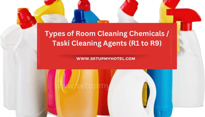 Room cleaning chemicals are essential for maintaining a clean and healthy environment. There are different types of cleaning chemicals available in the market, each designed to meet specific cleaning needs. One popular brand of cleaning agents is Taski, which offers a range of products labeled R1 to R9. Taski R1 is a general-purpose cleaner, suitable for cleaning floors, walls, and other surfaces. It effectively removes dirt and grime, leaving a fresh scent behind. R2 is a heavy-duty cleaner, designed for tough cleaning jobs like removing stains and grease. It is ideal for use in kitchens and food preparation areas. R3 is a glass cleaner that leaves a streak-free finish, making it perfect for windows, mirrors, and other glass surfaces. R4 is a disinfectant cleaner that kills germs and bacteria, making it suitable for use in hospitals, clinics, and other healthcare facilities. R5 is a carpet cleaner that effectively removes dirt and stains from carpets and upholstery. R6 is a floor polish that gives floors a shiny and polished look, while R7 is a floor stripper that helps remove old floor polish. Finally, R9 is a descaling agent that removes limescale and other mineral deposits from surfaces like bathroom fixtures and kitchen appliances. With this range of cleaning agents, Taski makes it easy to keep your environment clean and hygienic in all areas.